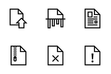 Ligne de fichier Pack d'Icônes