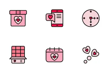 Saint Valentin Pack d'Icônes