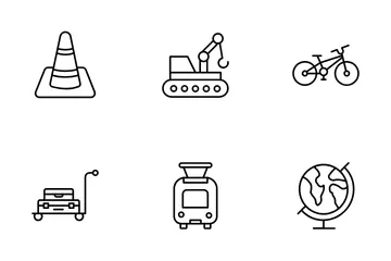 Ligne de transport Vol 1 Icon Pack