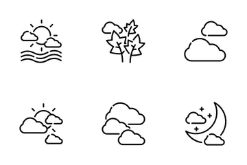 Ligne météo V.2 Pack d'Icônes
