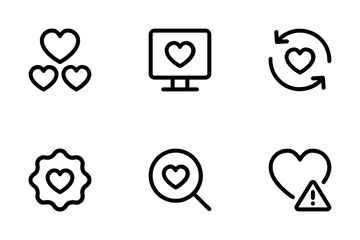 Likes & Hearts Vol-2 Icon Pack