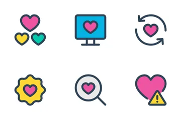 Likes & Hearts Vol-2 Icon Pack