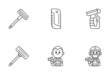 Limpiador de ventanas Paquete de Iconos