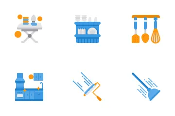 Limpieza interna Paquete de Iconos