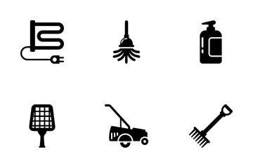 Limpieza de la casa Paquete de Iconos