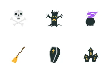 Lindo halloween Paquete de Iconos