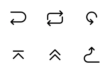 Line - Arrow Icon Pack