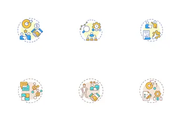 Line Management Icon Pack