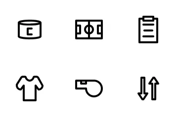 Futebol (Linha) Pacote de Ícones