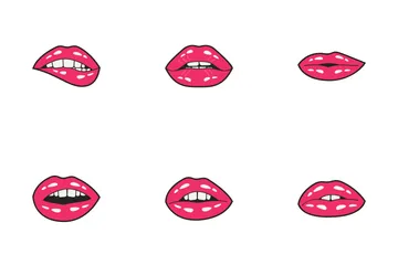 Lips Patch Collection Icon Pack
