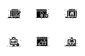 Conceptuel fluide Pack d'Icônes