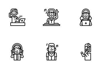 Listening Music Icon Pack