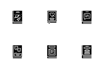 Literary Genres Books Icon Pack