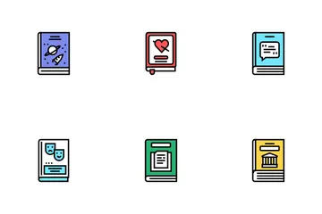 Literary Genres Books Icon Pack