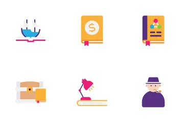 Literary Knowledge Icon Pack