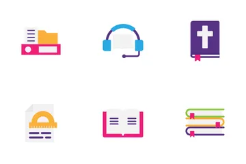 Literature Education Icon Pack