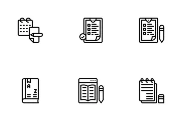 Littérature et écriture Pack d'Icônes