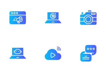 Live Streaming Icon Pack