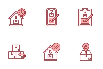 Livraison à domicile Pack d'Icônes