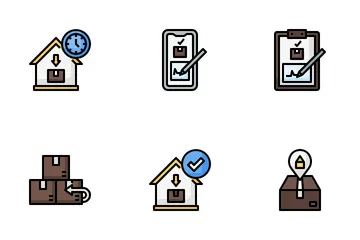 Livraison à domicile Pack d'Icônes