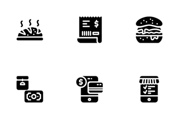 Livraison de nourriture Pack d'Icônes