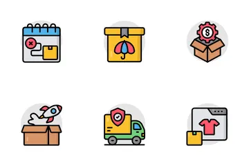 Logistique de livraison Pack d'Icônes