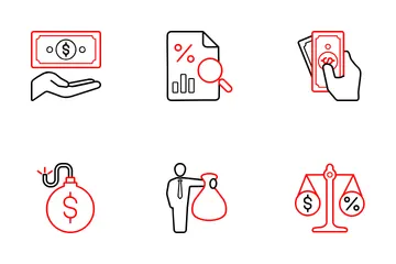 Loan And Debt Icon Pack