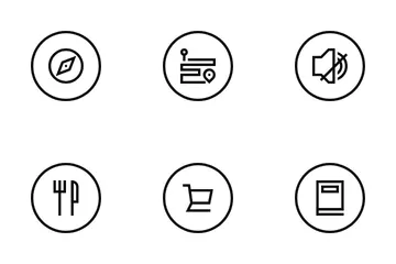 Localisation et navigation Pack d'Icônes