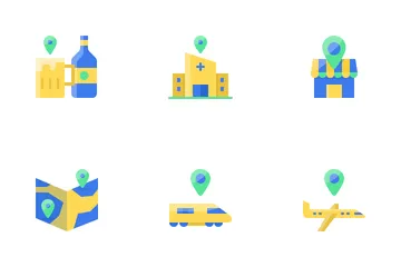 Location And Map Icon Pack