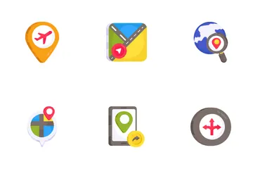 Location And Map Icon Pack