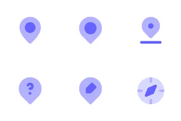 Location And Map Icon Pack