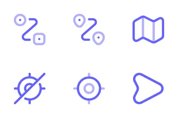 Location And Map Icon Pack