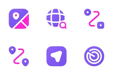 Location And Map Icon Pack