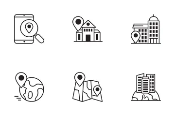 Location And Navigation Icon Pack