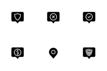 Location And Pin Icon Pack