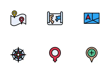 Location & Map Icon Pack