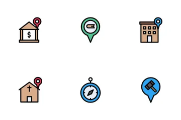 Location & Map Icon Pack