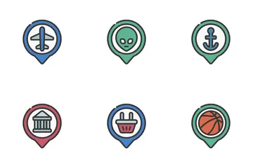 Location Pins Icon Pack