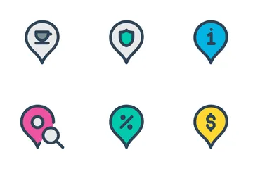 Location Pins Vol-2 Icon Pack