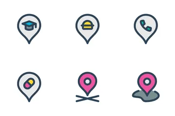 Location Pins Vol-3 Icon Pack