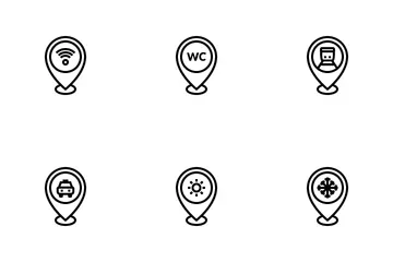 Locations & Spots Icon Pack