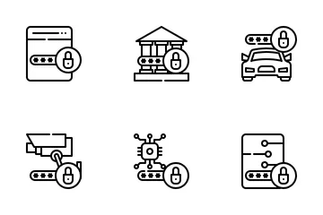 Lock Protection Security Icon Pack