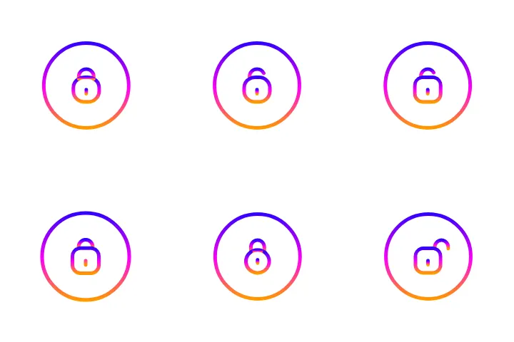 Lock/Unlock Icon Pack - 6 Free Download Miscellaneous Icons | IconScout