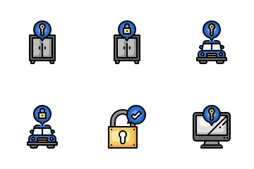 Locks And Keys Icon Pack