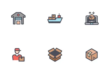 Logistic And Delivery Icon Pack