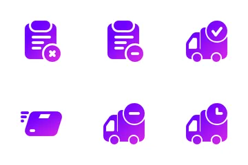 Logistic And Shipping Icon Pack