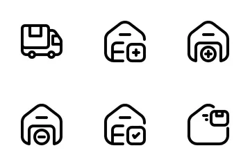 Logistic And Shipping Icon Pack