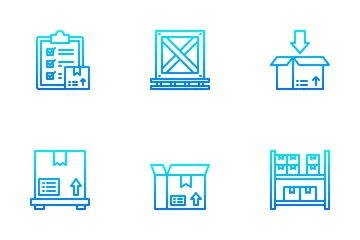 Logistic And Warehouse Icon Pack