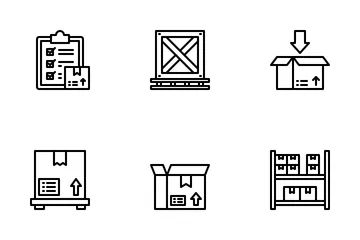 Logistic And Warehouse Icon Pack