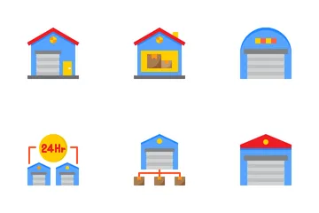 Logistic And Warehouse Icon Pack